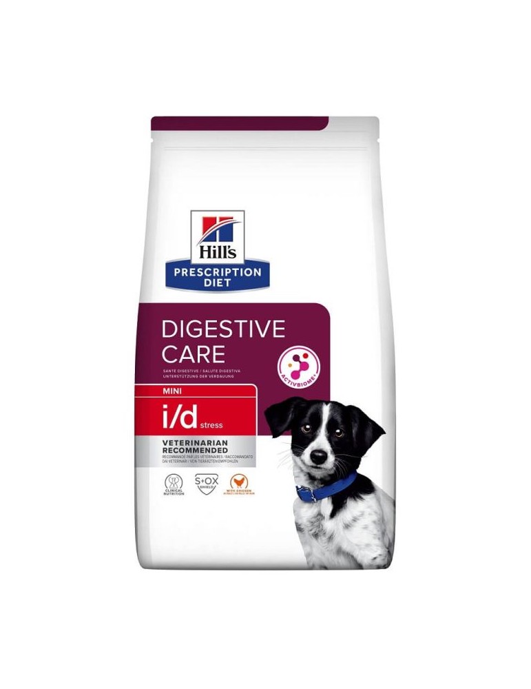 Sac de croquettes pour chien Hill's Prescription Diet I/D Stress Mini de 1kg