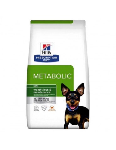 Sac de croquettes pour chien Hill's Prescription Metabolic Mini de 6 kg.