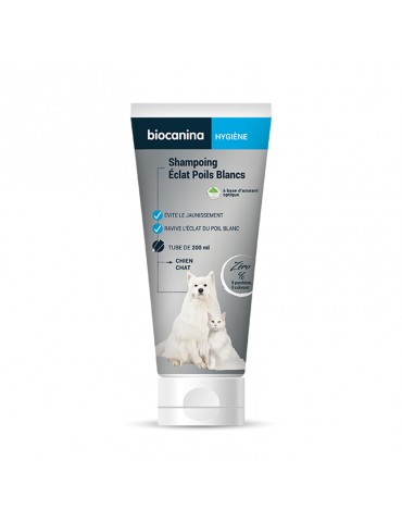 Shampoing Poils Blanc Chien Et Chat