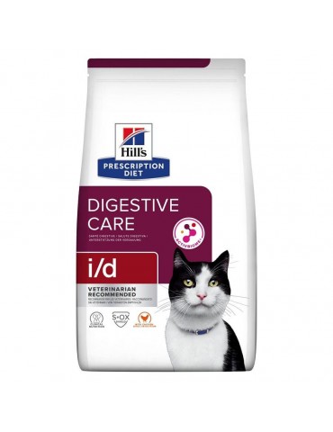 Sac de croquettes pour chats Hills Prescription Diet I/D Digestive Care de 1,5 kg