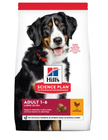 Sac de croquettes pour chien Hill's Science Plan Adult Large de 18kg