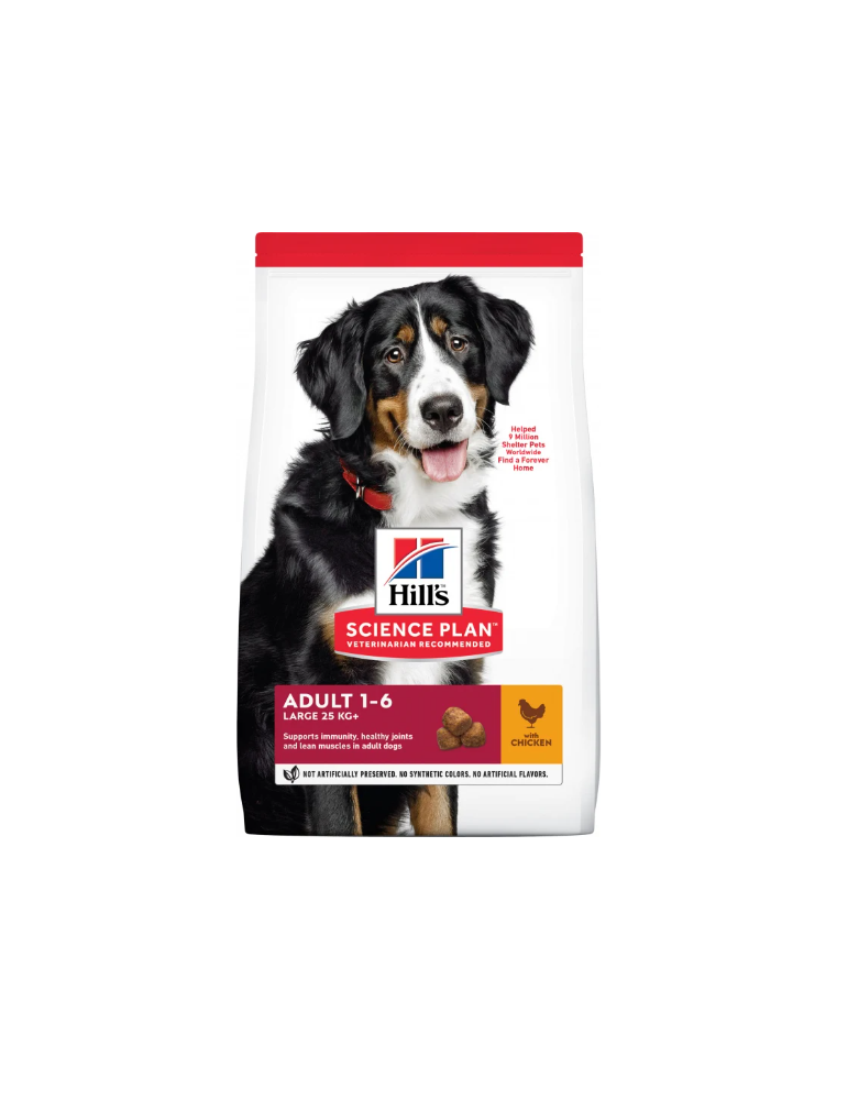 Sac de croquettes pour chien Hill's Science Plan Adult Large de 18kg