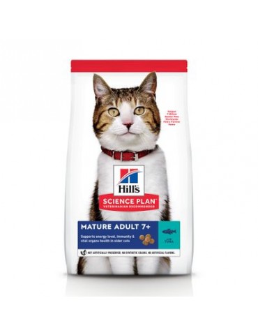 Sac de croquettes pour chat Hill's Science Plan Mature Adult 7+