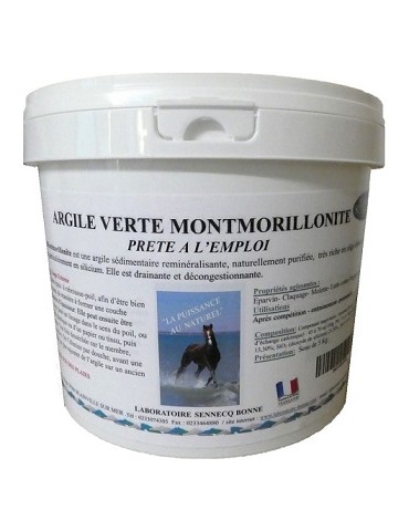 Seau d'argile verte montmorillonite de 5 kg