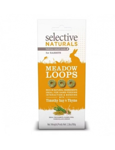 Boîte de friandises Supreme Selective Naturals Country Loops pour Lapin