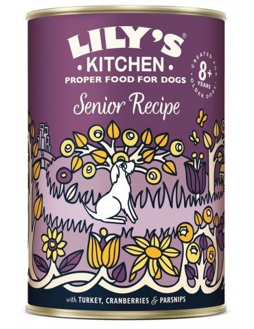 Pot de terrines Lily's Kitchen Senior Recipe Dinde & Cranberry de 400g