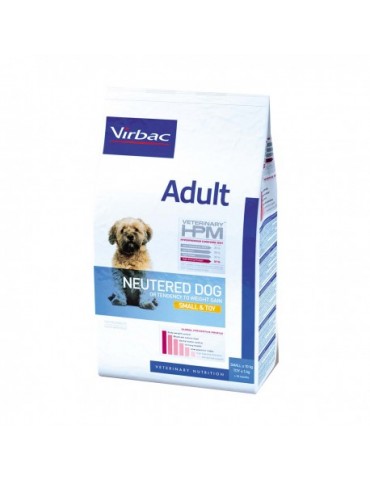 Sac de croquettes pour chien Virbac Veterinary HPM Adult Neuteured Small & Toy