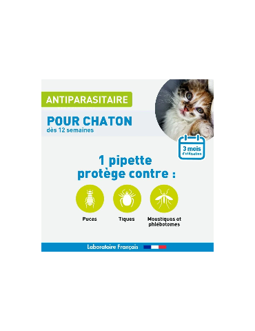 Description du produit pipette antiparasitaire vetoform pour chaton