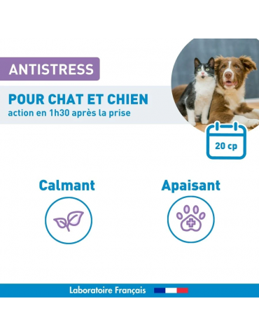 Description du produit comprimés antistress vetoform