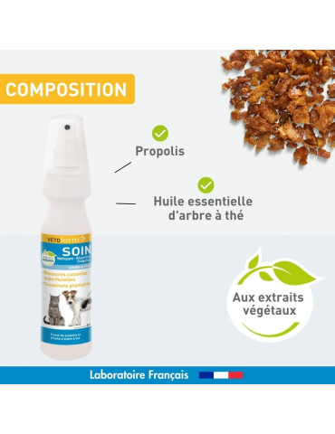 Composition du produit protecteur coussinet vetoform