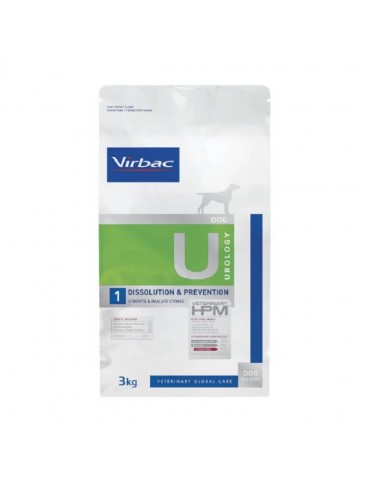 sac de croquettes pour chien Virbac Veterinary HPM Urology Dissolution & Prevention de 3kg