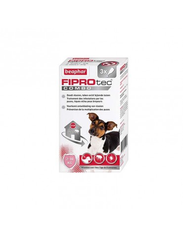 FIPROtec Combo Pipettes Antiparasitaires Petits Chiens