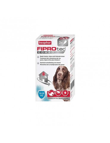 FIPROtec Combo Pipettes Antiparasitaires Chiens Moyens