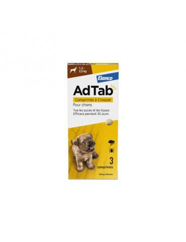 Boîte Adtab Elanco 56mg pour chien