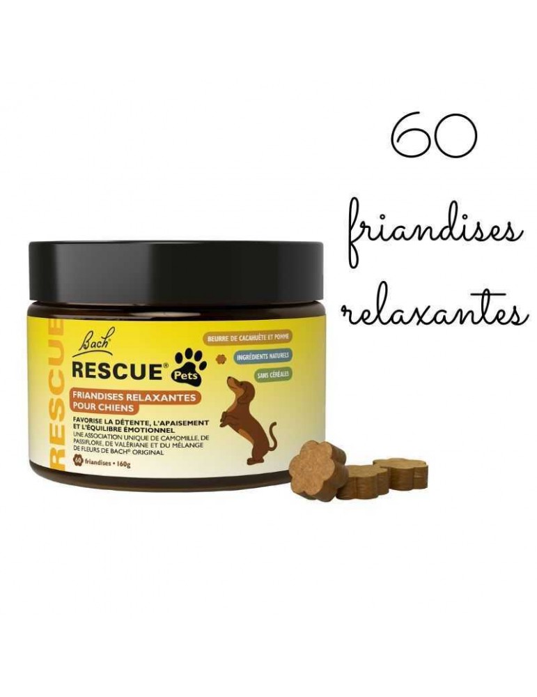 Boîte de 60 friandises rescue pets pour chien