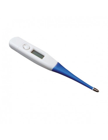 Thermomètre Digital blanc et bleu pour petits animaux