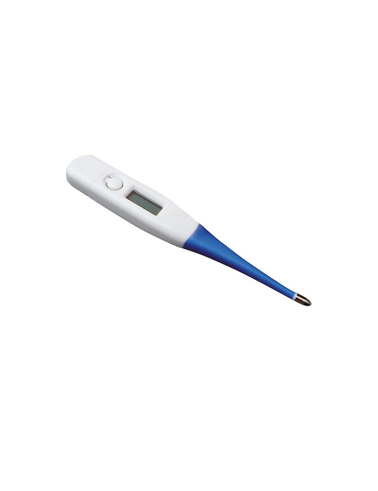 Thermomètre Digital blanc et bleu pour petits animaux