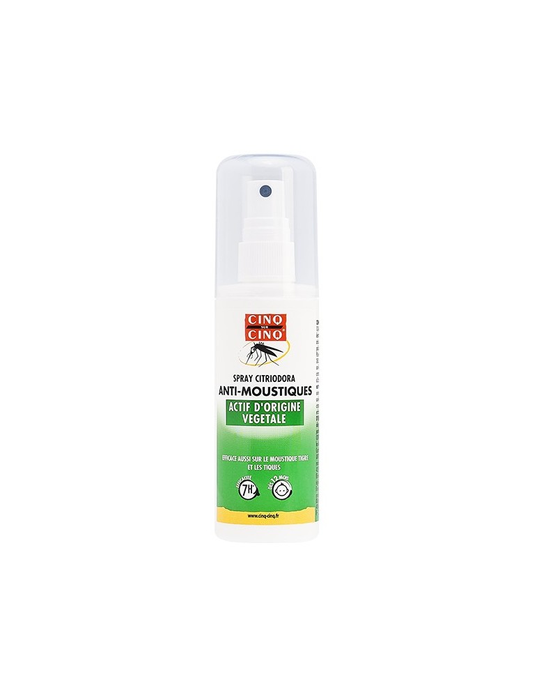 Spray Anti-Moustiques Citriodora Tropic Cinq sur Cinq
