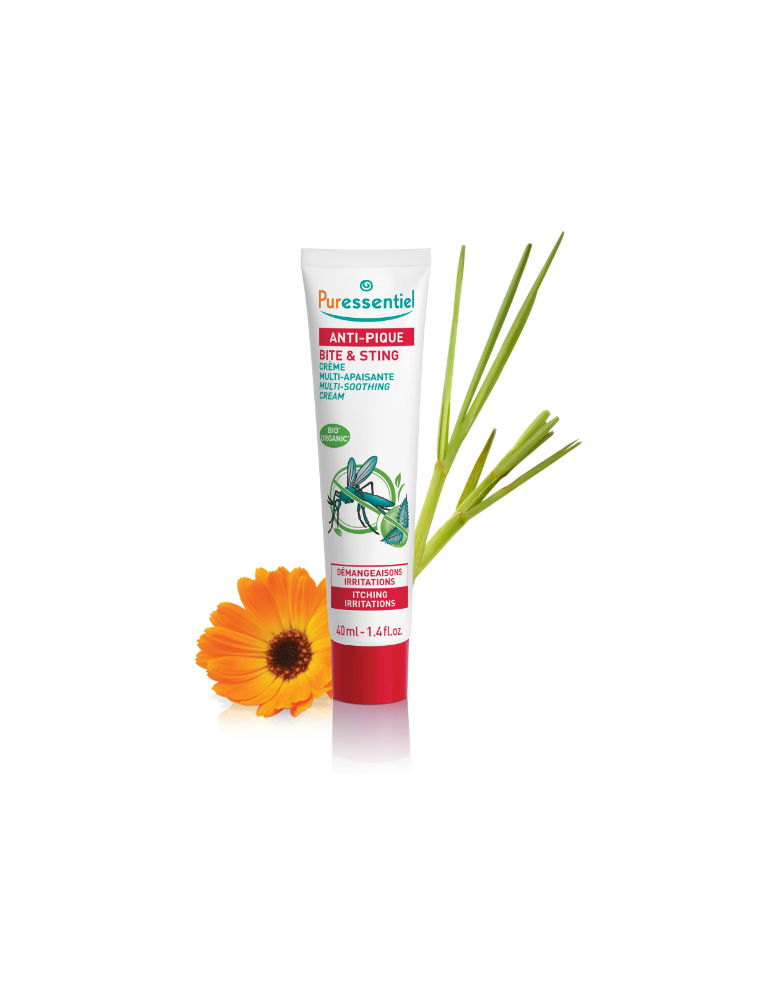 Crème Multi-Apaisante Anti-Pique Puressentiel 40 ml