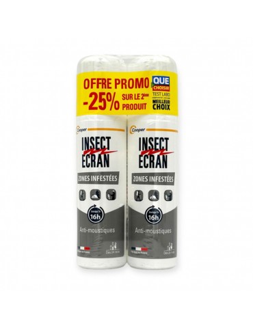 Lot de 2 Insect Ecran Spray Spécial Zones Infestés 100 ml Cooper