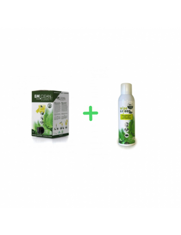 EM Clean Menthe + Désodorisant Wipe & Clean Menthe