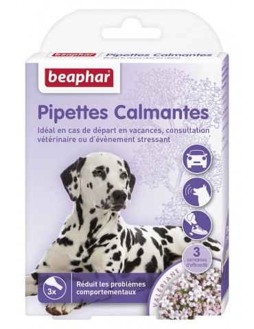 Boîte de pipettes calmantes Beaphar pour chien
