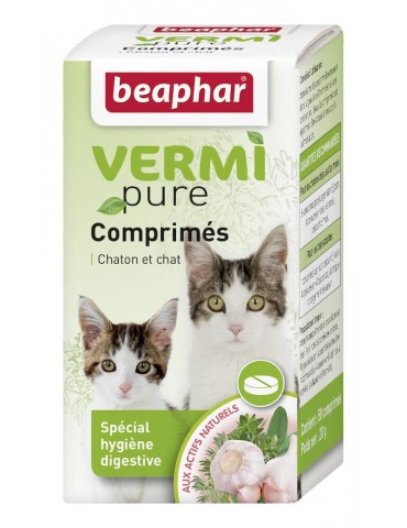 Boîte de comprimés Vermipure pour chat