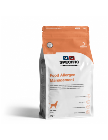 Sac de croquettes Specific CDD-HY Food Allergen Management de 2 kg pour chien