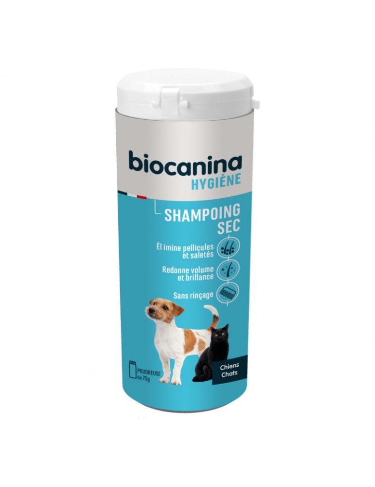 Shampoing Sec Biocanina en poudre