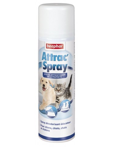Spray éducateur pour chien et chat Attrac'Spray