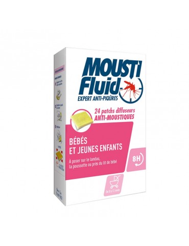 Boîte de Patch Mousti Fluid pour Bébés et Jeunes Enfants