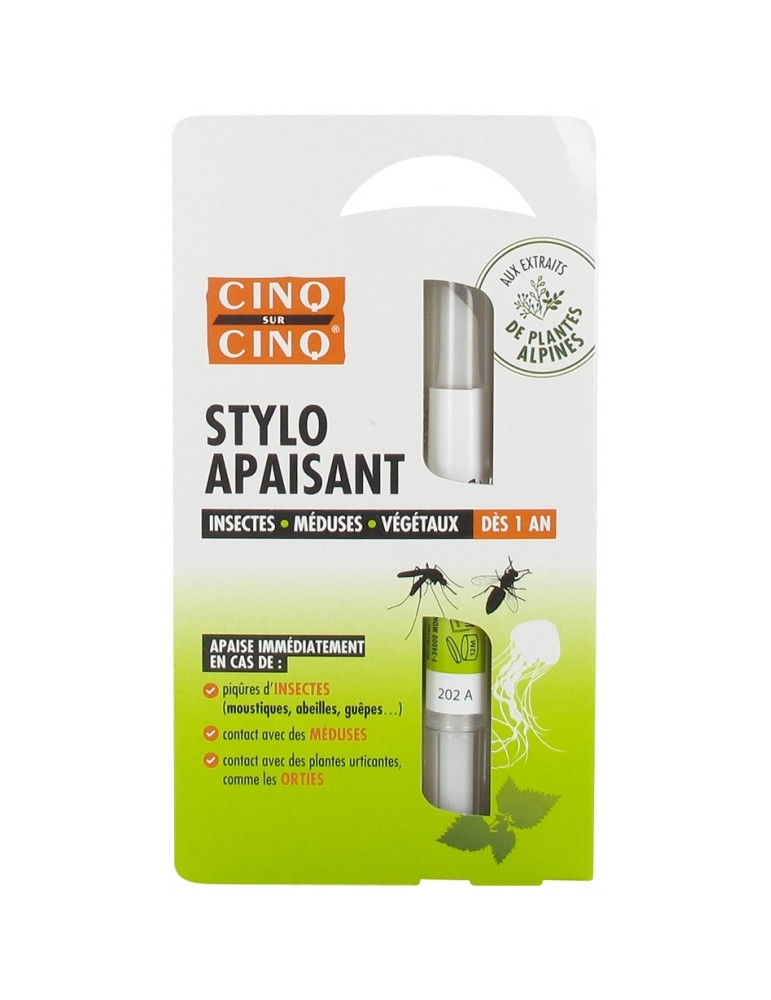 Stylo apaisant Cinq sur Cinq