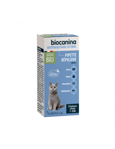 Boîte de 1 pipette biocanina pour chat