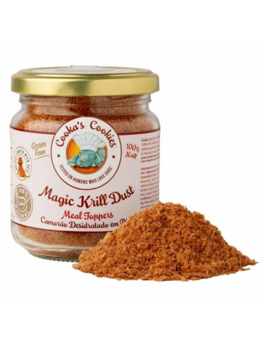 Bocal de poudre de krill Cooka's Cookies