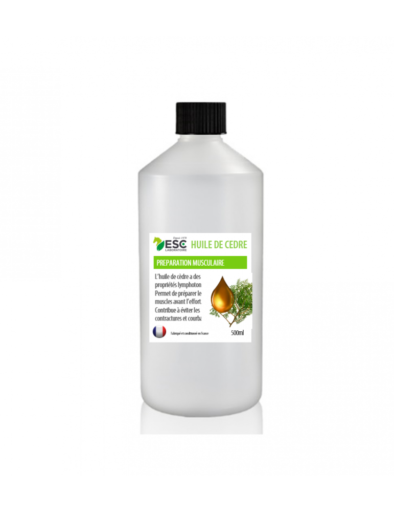 Bouteille d'huile de cèdre 1L Bouteille d'huile de cèdre 1L