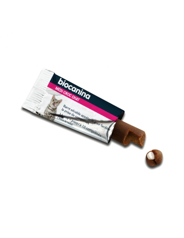 Friandise Medi-Croc Chat pour masquer le Médicament Friandise Medi-Croc Chat pour masquer le Médicament