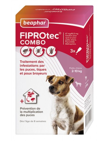 Nouveau packaging FIPROtec Combo 67 mg