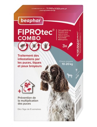 Nouveau pakaging fiprotec combo 134 mg