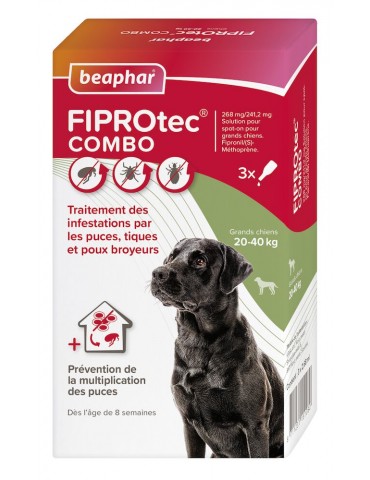 Nouveau pakaging fiprotec combo 268 mg