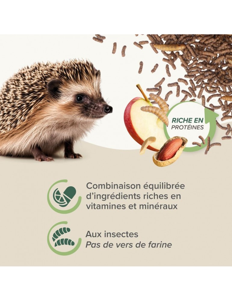 Aliment Complet pour Hérissons Beaphar – Avec Insectes et Nutriments ...