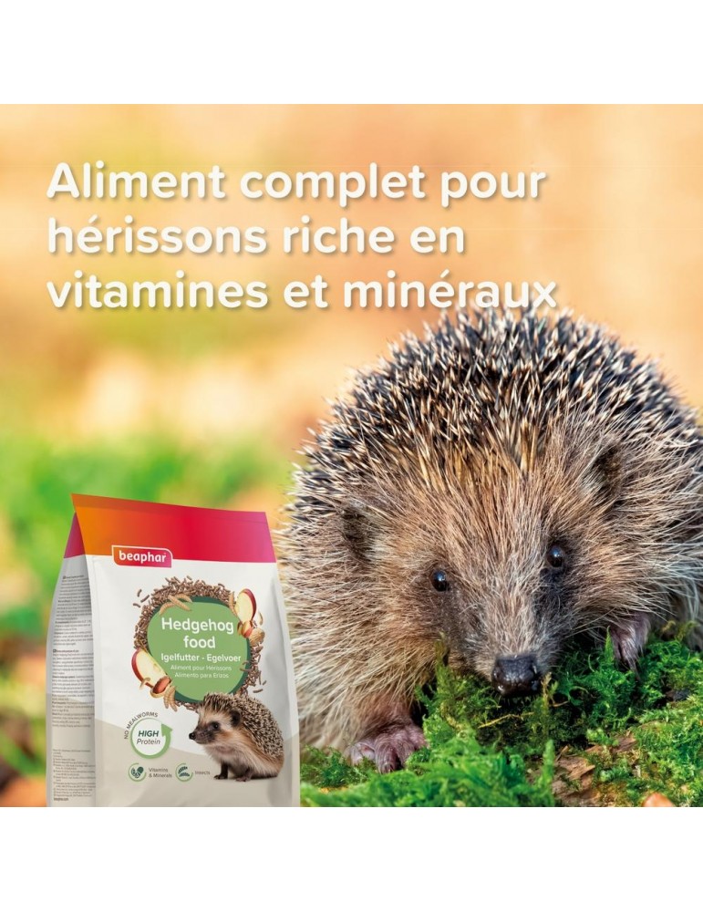 Aliment Complet pour Hérissons Beaphar – Avec Insectes et Nutriments ...
