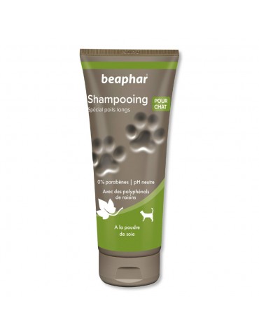 Tube de shampoing beaphar Premium Empreinte Chat Poils de 200 ml