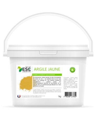 Seau Argile Jaune 1kg ESC