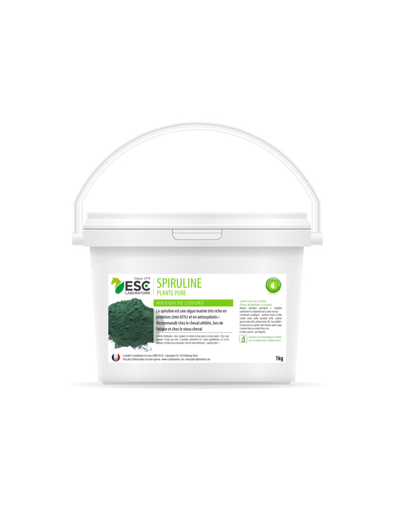 Seau de spiruline ESC 1 kg