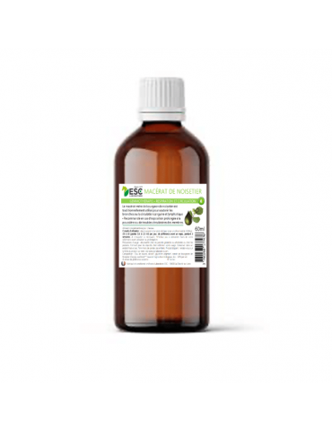 Bouteille de macérat de noisetier 60 ml