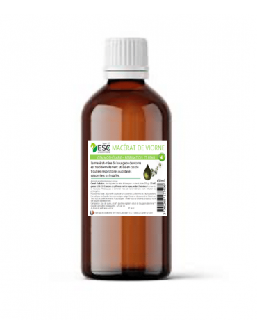 Bouteille de macérat de viorne 60 ml