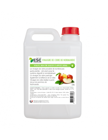 Bidon de vinaigre de cidre 2.5 L