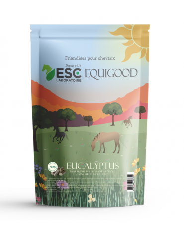 Sachet de 1 kg de friandises Equigood Eucalyptus