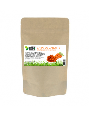 Sachet de 1 kg de chips de carottes