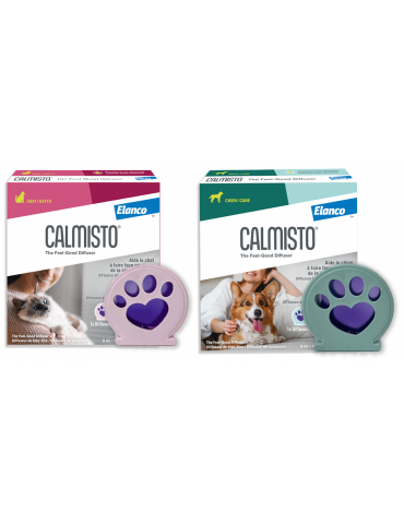 Boite diffuseur chien et chet calmisto